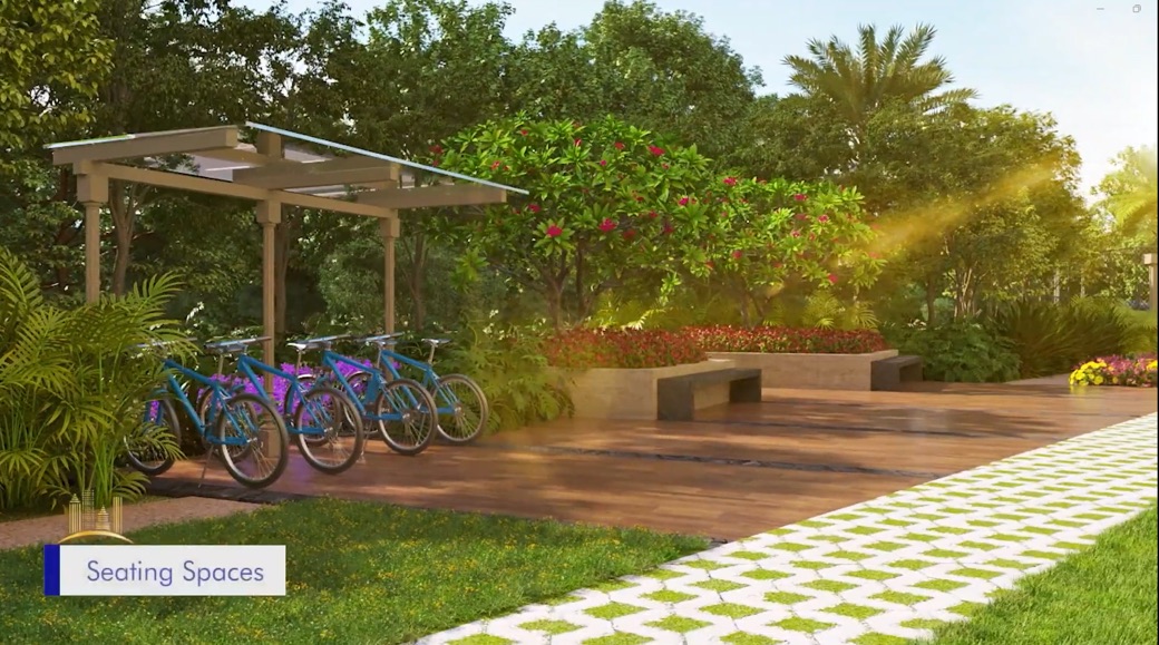 Cycling and jogging track