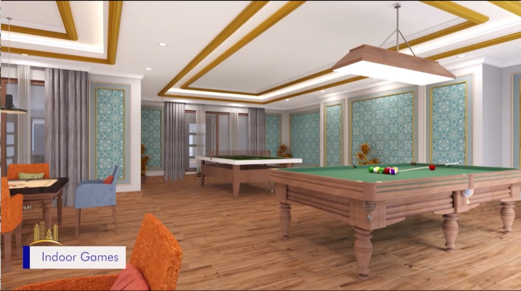 Indoor games room
