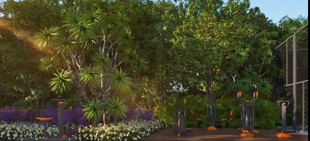 Landscaped gardens